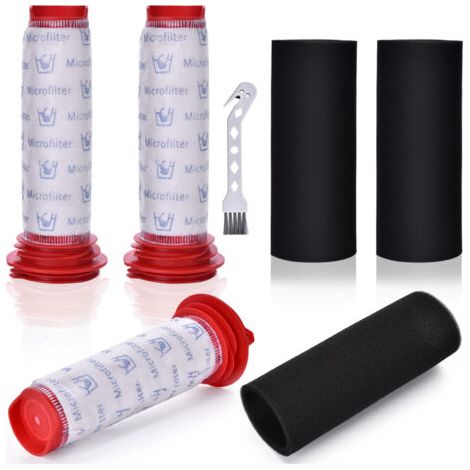 Lot de 3 Filtres de Rechange pour Bosch Aspirateur Vertical Accessoires sans sac Filtres en mousse pour Bosch Athlet Lithium Power 25,2 V BCH6L2560 BCH6ZOOO Zoo ProAnimal Flexxo Series 4 Aspirateur (1/4)