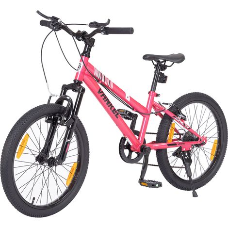 VTT 20 pouces pour enfants dérailleur, pour maison et usage quotidien, 12 ans avec frein en V de haute qualité-Ha, format pratique