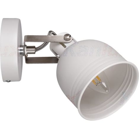Spot mural/plafond rond DERATO E14 8W blanc Kanlux (1/5)