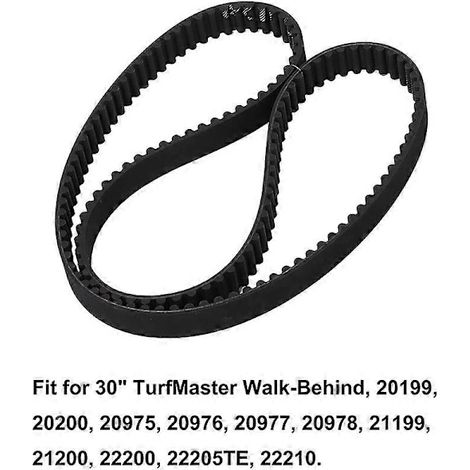 Courroie d'entraînement de 30 pouces, compatible avec Toro 1203335, couleur noire, pratique pour l'entretien quotidien.-AquaForge (1/3)