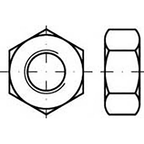 TOOLCRAFT TO-6855531 Dadi esagonali M3 DIN 555 Plastica 200 pz. (1/2)