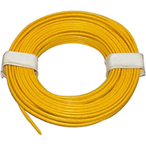 econ connect ZKL014GE5 Fil de câblage 2 x 0.14 mm² jaune 5 m