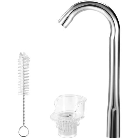 Chat Fontaine Eau Bec avec Clair Support Bec & Brosse Nettoyage (1/5)