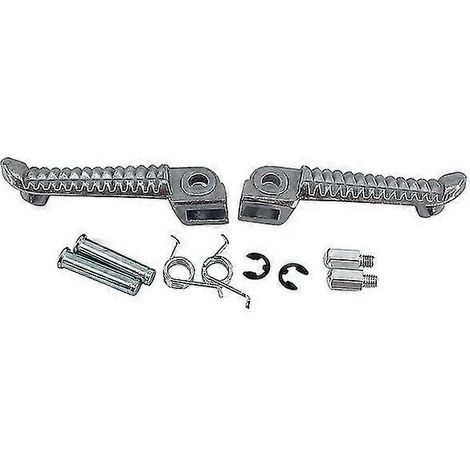 Motorrad-Fußrasten vorne und hinten für Fahrer und Beifahrer für Yamaha YZF R1 1998–2021, R6 1999–2020, R6S 2003–2009 – vorne (1/5)