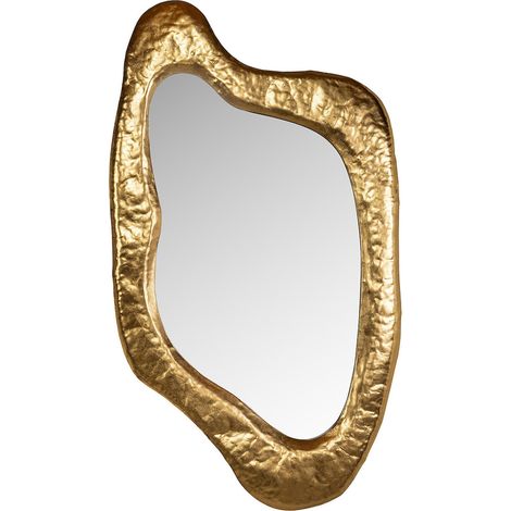 Miroir Blinne Éclat d'Or Design Unique - Dorure Élégante et Moderne (1/3)