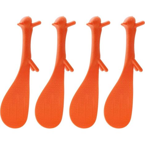 cuillères à riz, cuillères à riz antiadhésives, cuillères à riz originales, pelle pour cuiseur à riz, cuillères à riz en plastique, cuillères à riz, revêtement antiadhésif (forme d'écureuil) (1/5)