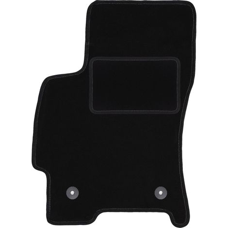 Alfombrilla de conductor negra para Ford Mondeo MK3 familiar, liftback, sedán (2001-2007)
