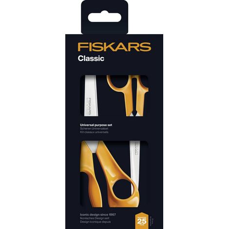 Fiskars 1082450 Ciseaux universels orange (1/3)