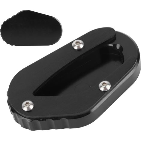 TRIUMPH Bonneville T100/T120 Motorradstütze, Seitenständerstabilisator, Fußverlängerung, rutschfester Schuh, schwarz, einfache Montage. (1/5)