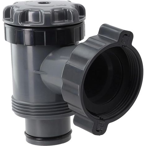 Valve à piston pour piscine, accessoires et pièces détachées, compatible avec les pompes de piscine équipées d'un tuyau de 38 pouces. (1/5)
