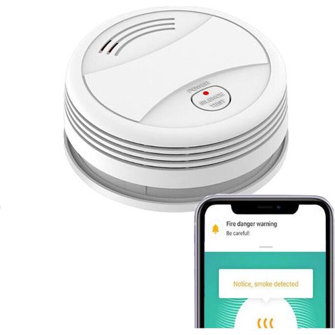 Smart WIFI Détecteur de fumée Détecteur WiFi Détecteur de fumée Détecteur de fumée (1/5)