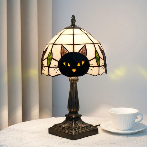 Lampe de table à lumière chaude, veilleuse douce, lampe de bureau LED, lampe de lecture pour la chambre (beige)