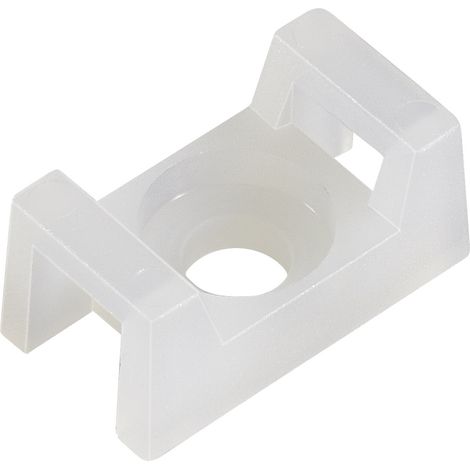 TRU COMPONENTS TC-HC1S203 Befestigungssockel schraubbar 1593056 Weiß 1 St. (1/2)