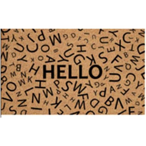Zerbino Cocco "Hello" Spessore Mm.15 - cm.40x70