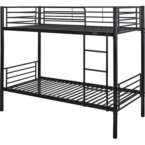 Letto a castello ADAM - Metallo - Nero (1/4)