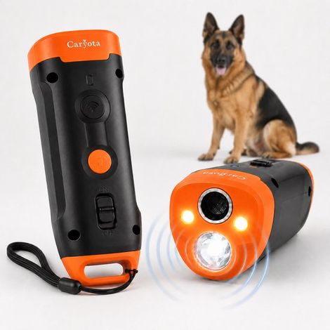 Appareil anti-aboiement ultrasonique - Alternative au collier anti-aboiement - Sans choc - Dressage de chien respectueux du bien-être animal - Rechargeable USB-C - Résistant à l'eau (1/5)