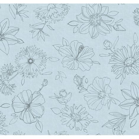 d-c-table® Tischdecke Manhattan Palmas 150 x 250 cm, grau Tischdecke