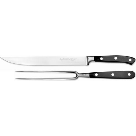 Sanelli, Set 2 PZ. Taglio carni e BBQ, acciaio forgiato professionale (1/5)