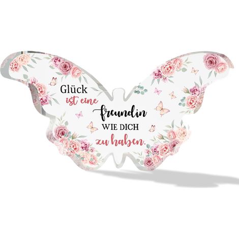 Ornement en acrylique papillon, grand papillon ondulé, plaque acrylique transparente, décoration de la maison, cadeaux pour les amis et la famille (1/5)