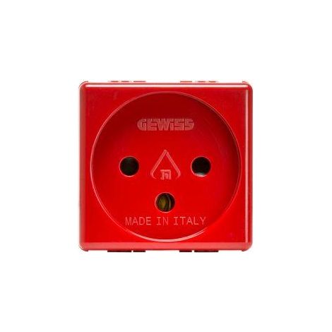 PRISE 2P+T 16A ST.ISRAEL.ROUGE GEWISS GW20298