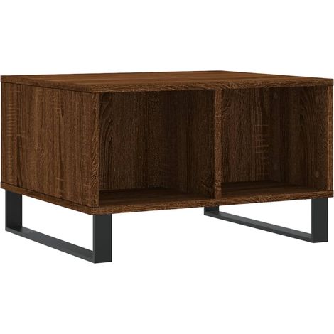 vidaXL Tavolino da Salotto Rovere Marrone 60x50x36,5 cm in Multistrato (1/5)