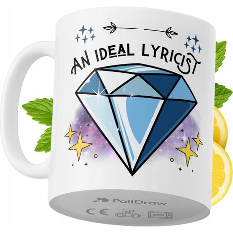 Tazza per un paroliere Divertente Tazza da caffè/tè con testo divertente e umoristico Grafica Tazza per compleanni Onomastici Festività Tazza premium per occasioni speciali per casa ufficio lavoro Caf