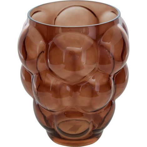 Vase en Verre Soufflé "Edia" 25cm Marron