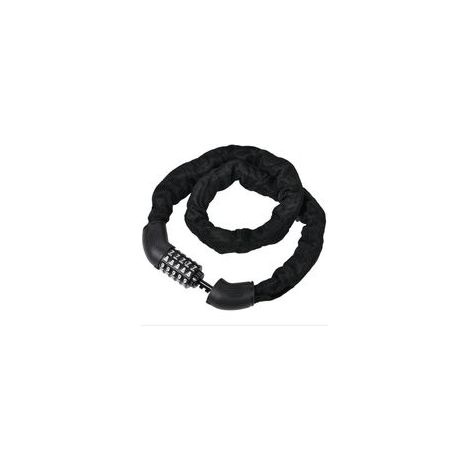 97,2 cm, Lot de 1, Noir Serrure à combinaison Anti vol de vélo avec chaîne et cadenas à 5 chiffres