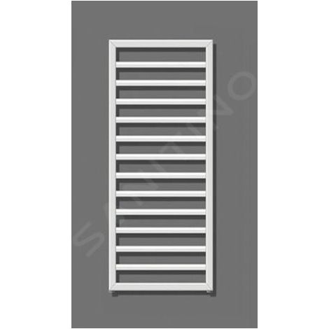 Zehnder Subway - Radiateur de salle de bains 973 x 600 mm, droit, raccord central 50 mm, acier inoxydable SUBI-100-060 (1/3)