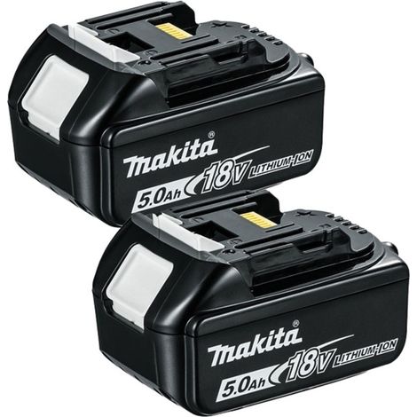 MAKITA BL1850B x2 18v Li-ion battery 5.0Ah