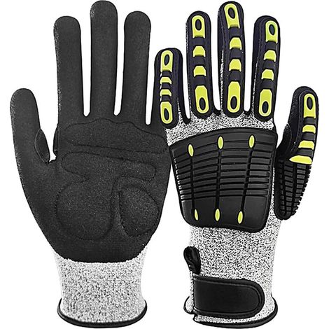 Filiyano-Gants de jardinage antichoc et anti-collision, taille L – résistants aux coupures et à la pression, pour le travail (1/3)