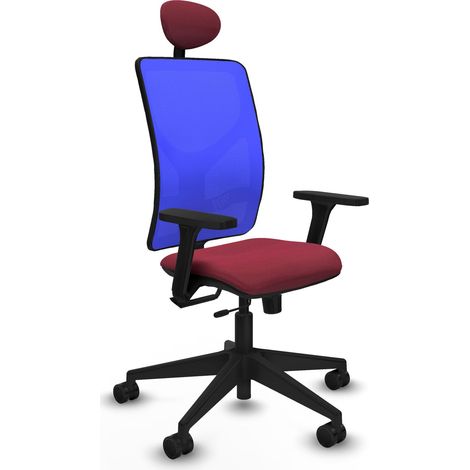 Sedia da ufficio piqueras y crespo Motilla blu supporto lombare (1/2)