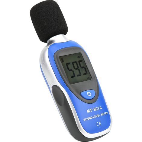 MT-901A Tragbares digitales LCD-Schallpegelmessgerät, Geräuschdetektor, Tester, Datenmessung in Dezibel (30-130 dB) (1/5)