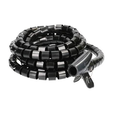Cablehome 128536 Guaina spiralata Nero Plastica 1 pz.