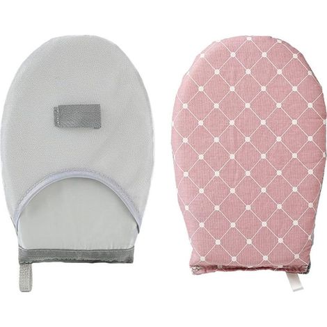 1-teiliges Dampfbügeleisen mit Bügelbrett, tragbares Dampfbügelgerät, Rosa
