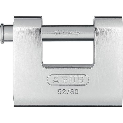 Abus - Candado blindado 92/80 Monobloc 80mm con 2 llaves (1/3)