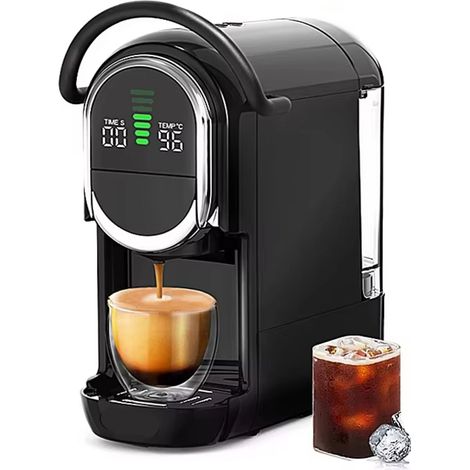 Machine à café à capsules 4 en 1, expresso multiple chaud et froid, 19 bars, 1450 W, réservoir d'eau amovible de 600 ml (1/5)