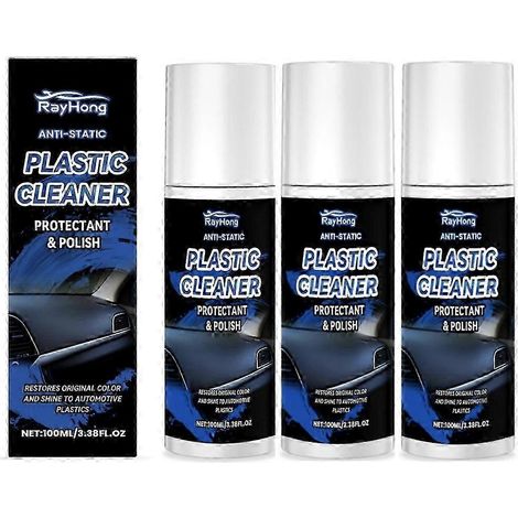 Nettoyant, protecteur et lustrant pour plastique Plexus 100 ml (3 unités) (1/4)