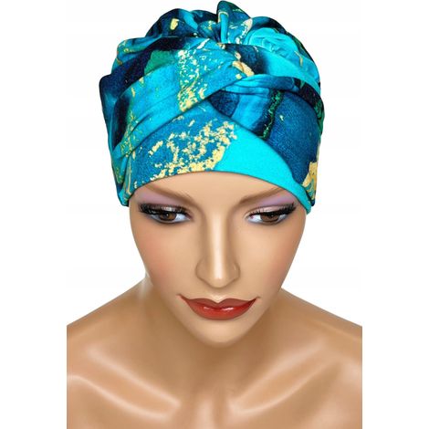 Turban tissé Sara Bm-300, prêt à porter même après une chimiothérapie (1/5)