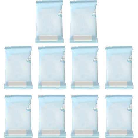 1 Paquet de 10 Lingettes Bébé Douces en Non-Tissé, Nettoyantes et Hydratantes pour Nouveau-né, Pratiques à Transporter (1/5)
