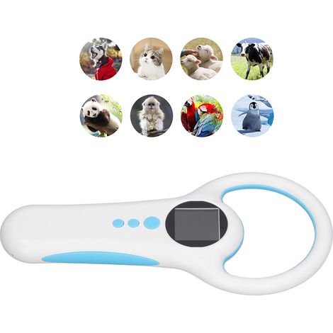 Lecteur de puces électroniques portables W91B avec connectivité Bluetooth (134,2 kHz/125 kHz) lecteur de micropuces pour animaux (EMID/FDX-B) (1/5)