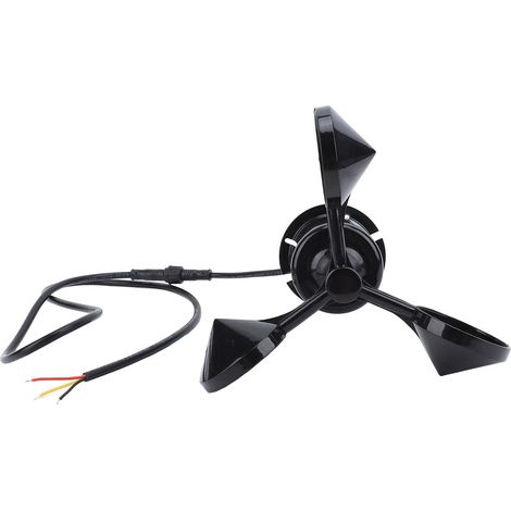 Anemómetro de 3 cazoletas con salida de 0-5 V, carcasa de ABS resistente a la intemperie, sensor de velocidad del viento de alta precisión, CC 9-30 V, IP64 (1/5)