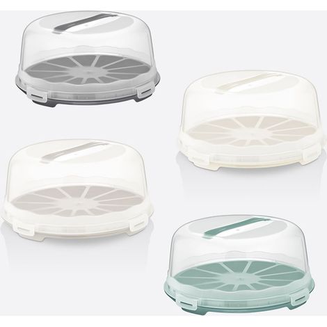 1 Pezzo Copritorta in Plastica Dorotea 30 x 15 cm 4 Colori Belli e Forti