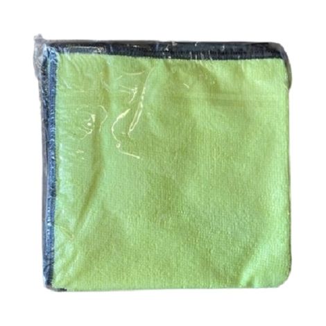 Lavette microfibre bouclee jaune 250gr