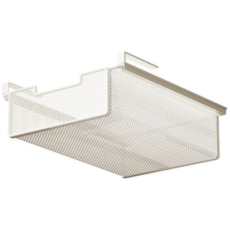 BUNTHAUS PA Panier suspendu de style tiroir en fer forgé, portant à vêtements, conception à plusieurs niveaux, usage domestique, organisateur de vêtements suspendus peu encombrant. (1/4)