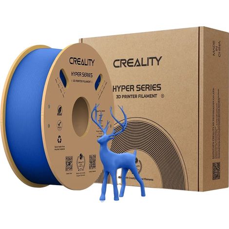 3D-Druckerfilament, hohe Präzision, verbesserte Festigkeit, 1 kg – Blau (1/2)