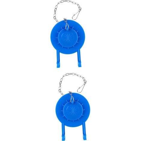 Clapet de Toilette en Pvc Étanche Chaîne Inox, sans Outil (1/5)