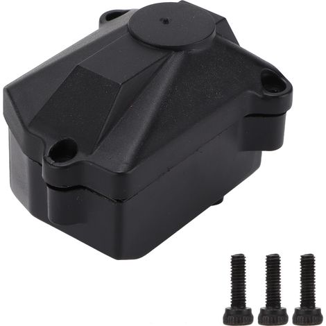Boîtier de Réception Axial AXI03007 - Robuste, Durable et Étanche pour SCX10 III - Boîte Récepteur Plastique Haute Résistance