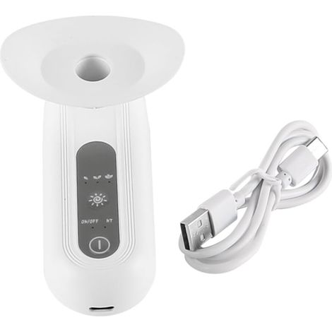 Nano-Nebel-Augenspray, feuchtigkeitsspendendes Augenmassagegerät, Luftbefeuchter mit USB-C-Ladeanschluss, 500-mAh-Akku, 3 Temperaturstufen (1/5)