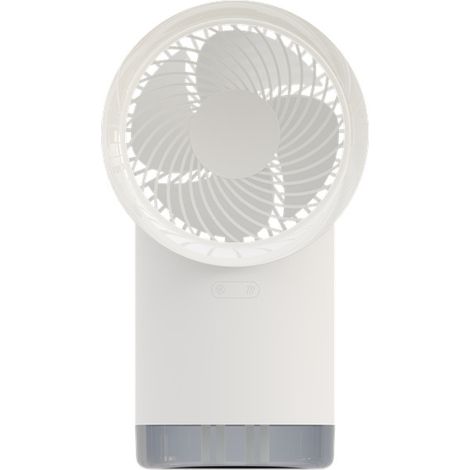 Ventilateur de bureau portable silencieux, mini ventilateur de bureau blanc, idéal pour la maison, la chambre, les voyages et le bureau. (1/5)